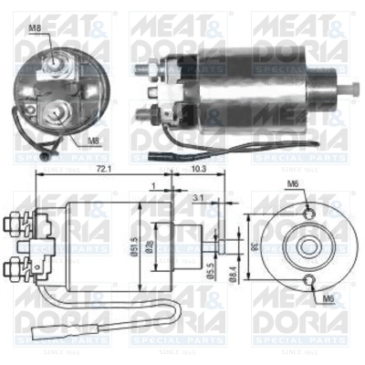 Solenoid Switch, starter